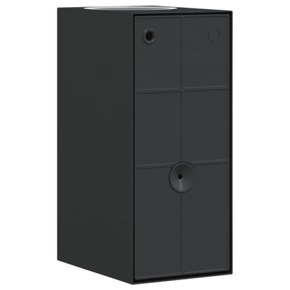 Applique Da Parete Per Esterni 2 Pz Nere Alluminio Pressofuso