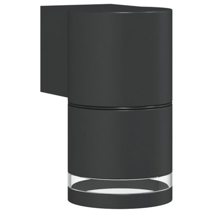 Applique Per Esterni Nera In Alluminio Pressofuso