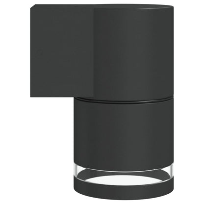 Applique Per Esterni Nera In Alluminio Pressofuso