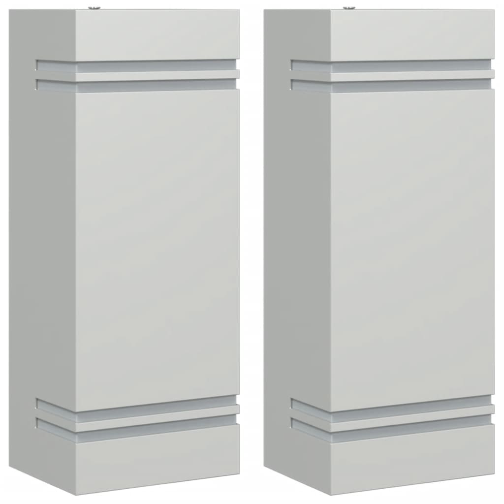 Applique Da Esterno 2 Pz In Acciaio Inossidabile