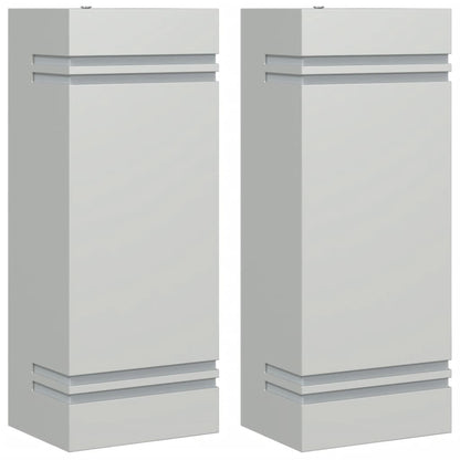 Applique Da Esterno 2 Pz In Acciaio Inossidabile