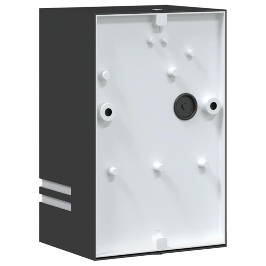 Applique Da Esterno 2 Pz Nere In Acciaio Inossidabile