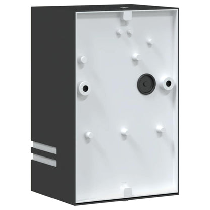 Applique Da Esterno 2 Pz Nere In Acciaio Inossidabile