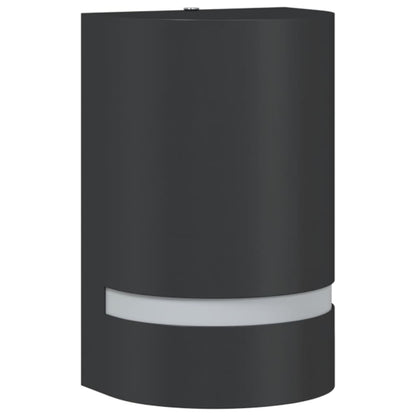 Applique Per Esterni Nera In Alluminio Pressofuso