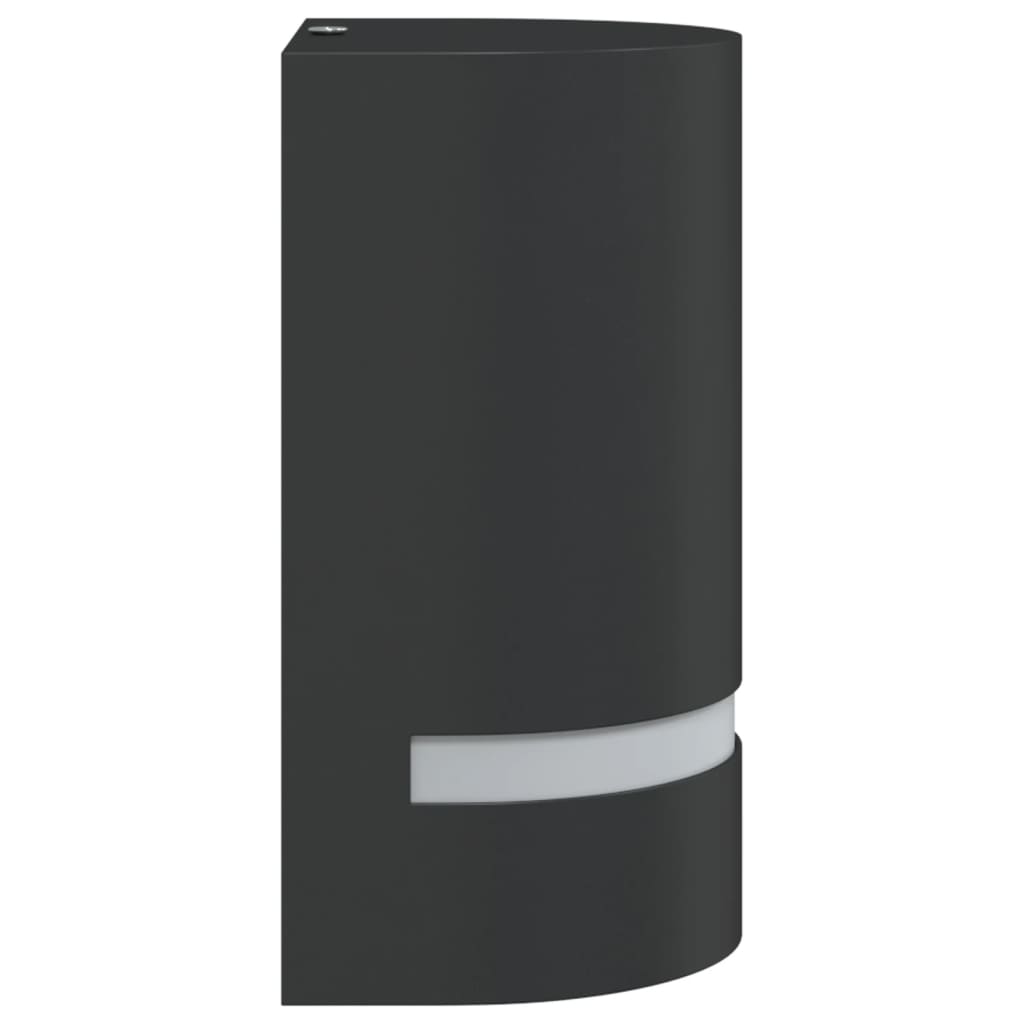 Applique Per Esterni Nera In Alluminio Pressofuso