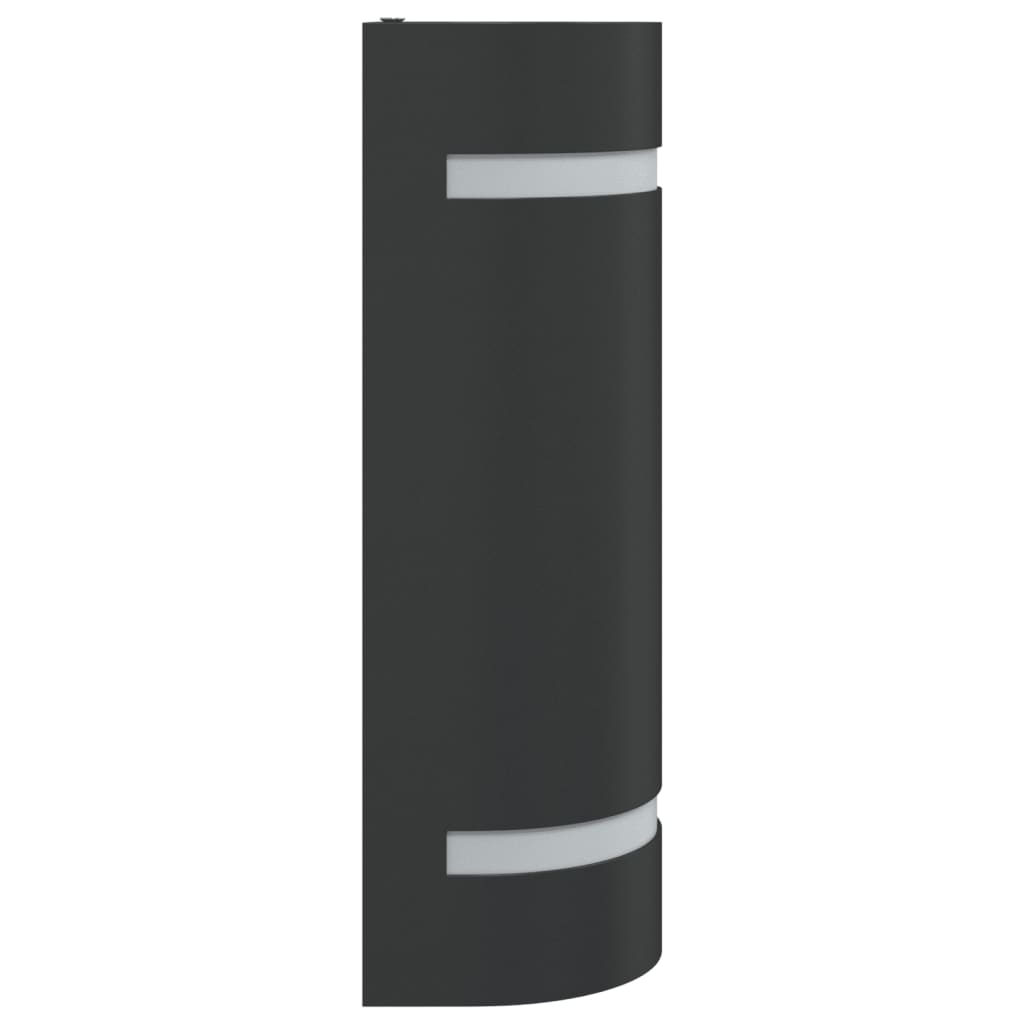 Applique Per Esterni Nera In Alluminio Pressofuso