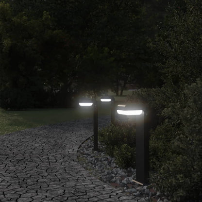 Lampade Per Esterni 3 Pz Nere In Alluminio Pressofuso