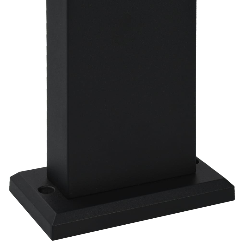 Lampade Per Esterni 3 Pz Nere In Alluminio Pressofuso