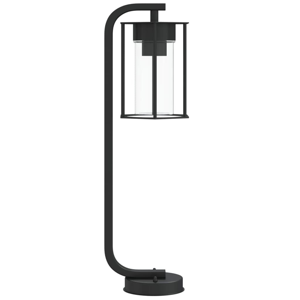 Lampade Da Terra Per Esterni 3 Pz Nere In Acciaio Inox