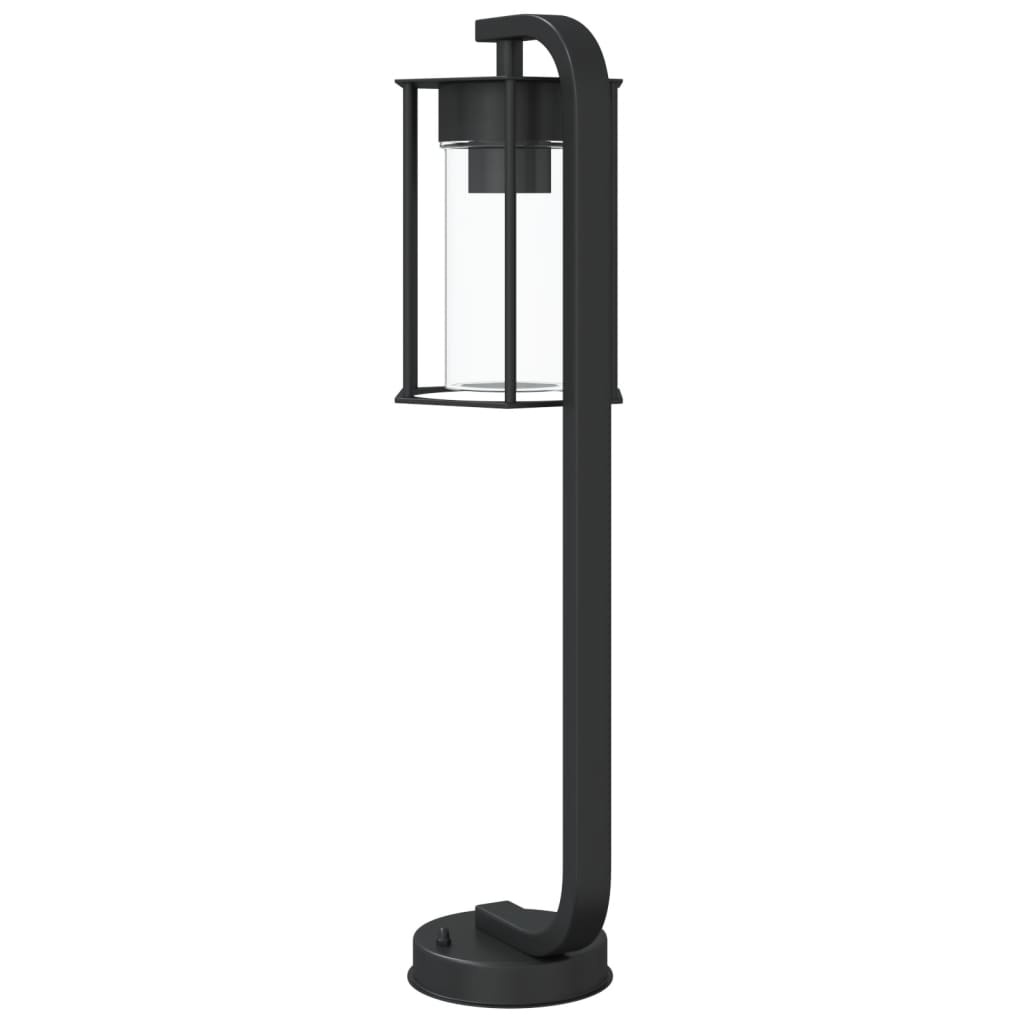 Lampade Da Terra Per Esterni 3 Pz Nere In Acciaio Inox