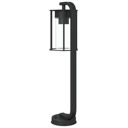 Lampade Da Terra Per Esterni 3 Pz Nere In Acciaio Inox