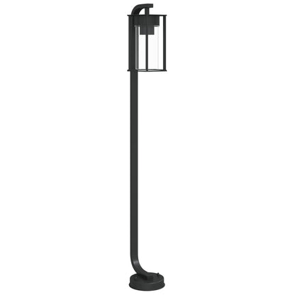 Lampada Da Terra Per Esterni Argento In Acciaio Inox