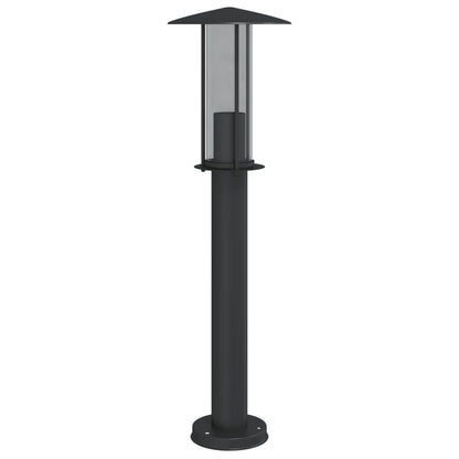 Lampade Da Terra Per Esterni 3 Pz Nere In Acciaio Inox Nero