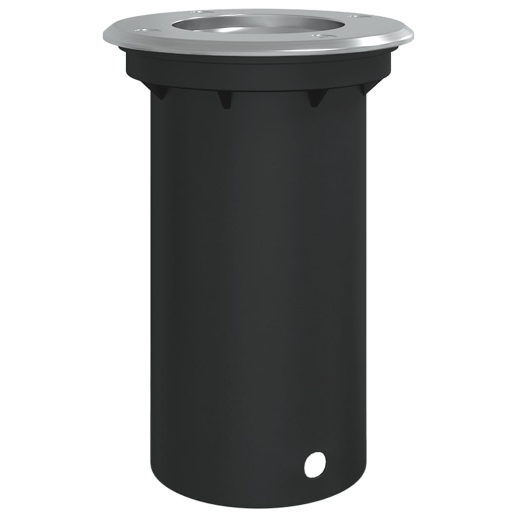 Luce Per Esterni Rotonda Nera 10,5X10,5Cm Alluminio Pressofuso