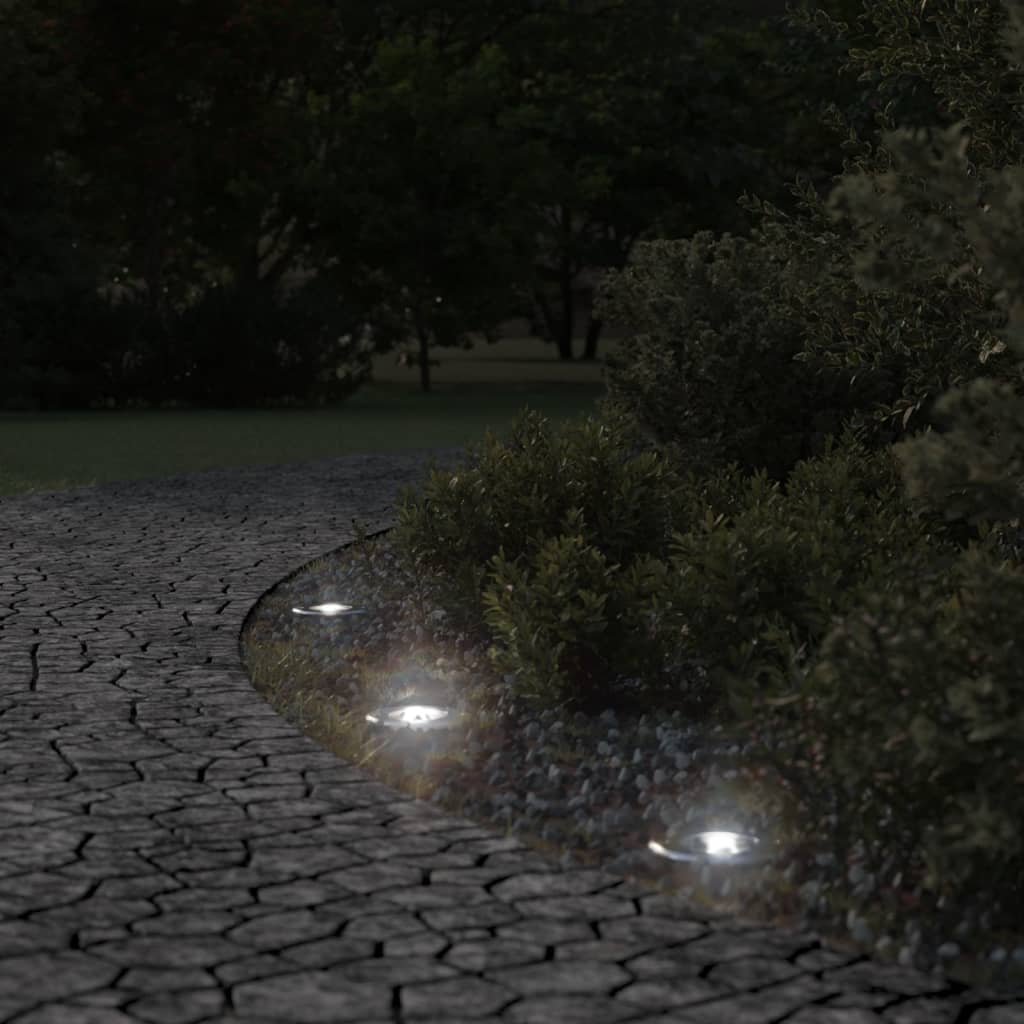 Luce Per Esterni Rotonda Nera 10,5X10,5Cm Alluminio Pressofuso