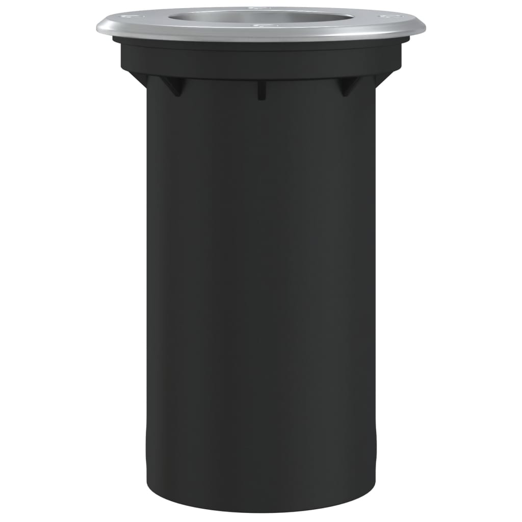 Luce Per Esterni Rotonda Nera 10,5X10,5Cm Alluminio Pressofuso