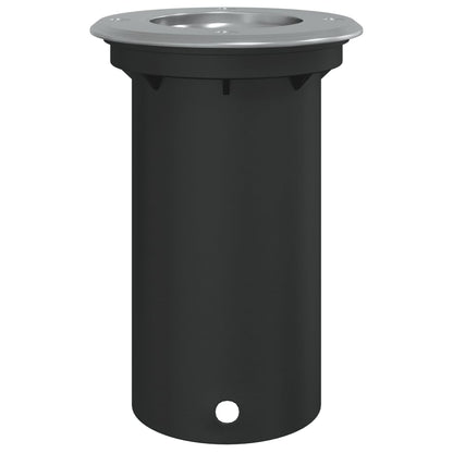 Luce Per Esterni Rotonda Nera 10,5X10,5Cm Alluminio Pressofuso
