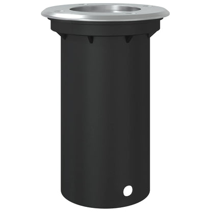 Luce Per Esterni Rotonda Nera 10,5X10,5Cm Alluminio Pressofuso
