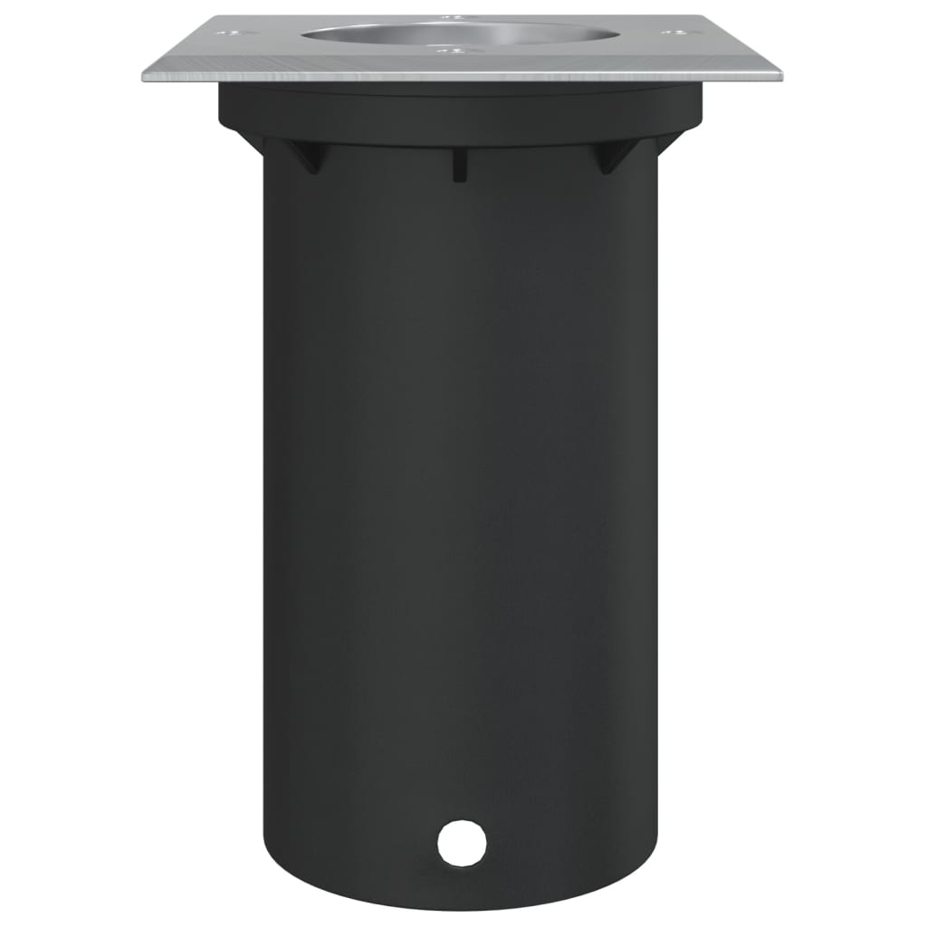 Luce Per Esterni Quadrata Nera 10,5X10,5Cm Alluminio Pressofuso