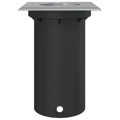 Luce Per Esterni Quadrata Nera 10,5X10,5Cm Alluminio Pressofuso