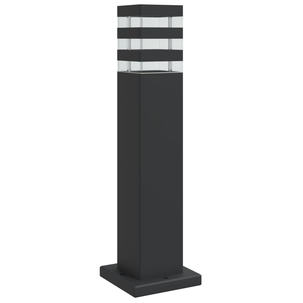 Lampada Da Terra Per Esterni Nera In Alluminio 50 Cm