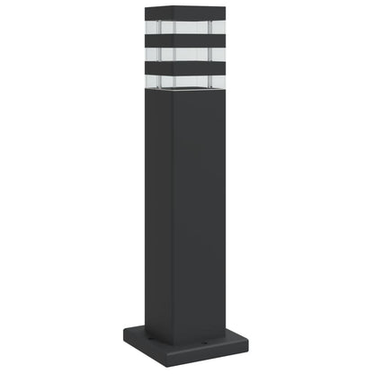 Lampada Da Terra Per Esterni Nera In Alluminio 50 Cm