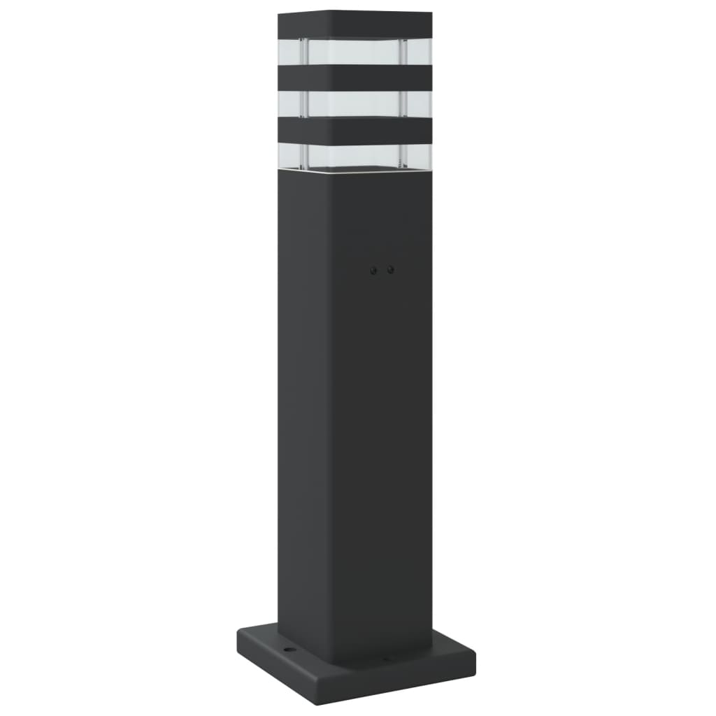 Lampada Da Terra Per Esterni Nera In Alluminio 50 Cm