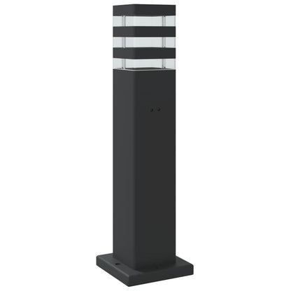 Lampada Da Terra Per Esterni Nera In Alluminio 50 Cm