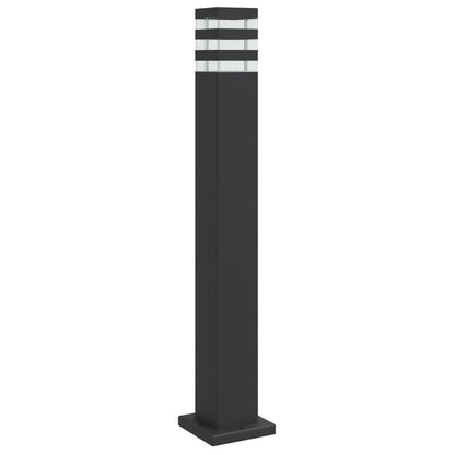 Lampada Da Terra Per Esterni Nera In Alluminio 80 Cm