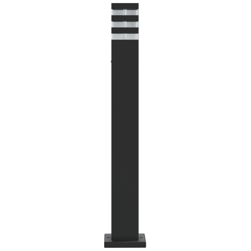 Lampada Da Terra Per Esterni Nera In Alluminio 80 Cm