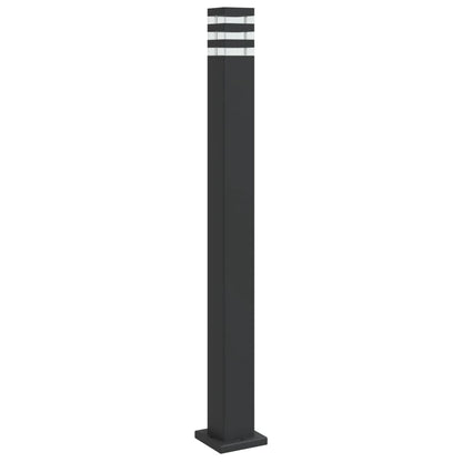 Lampada Da Terra Per Esterni Nera In Alluminio 110 Cm
