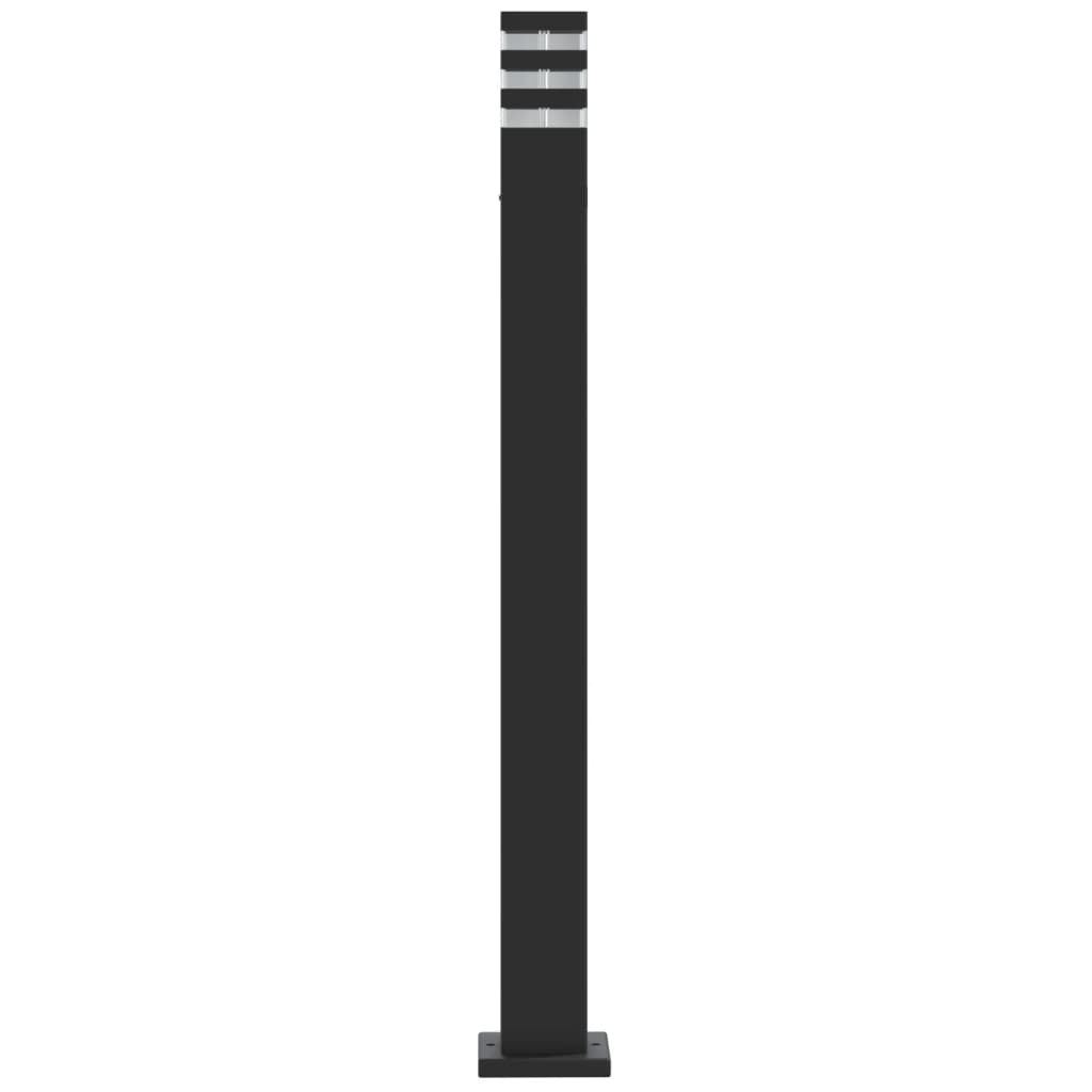Lampada Da Terra Per Esterni Nera In Alluminio 110 Cm