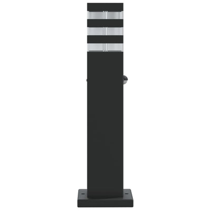 Lampada Da Terra Per Esterni Nera 50Cm In Alluminio 50 Cm