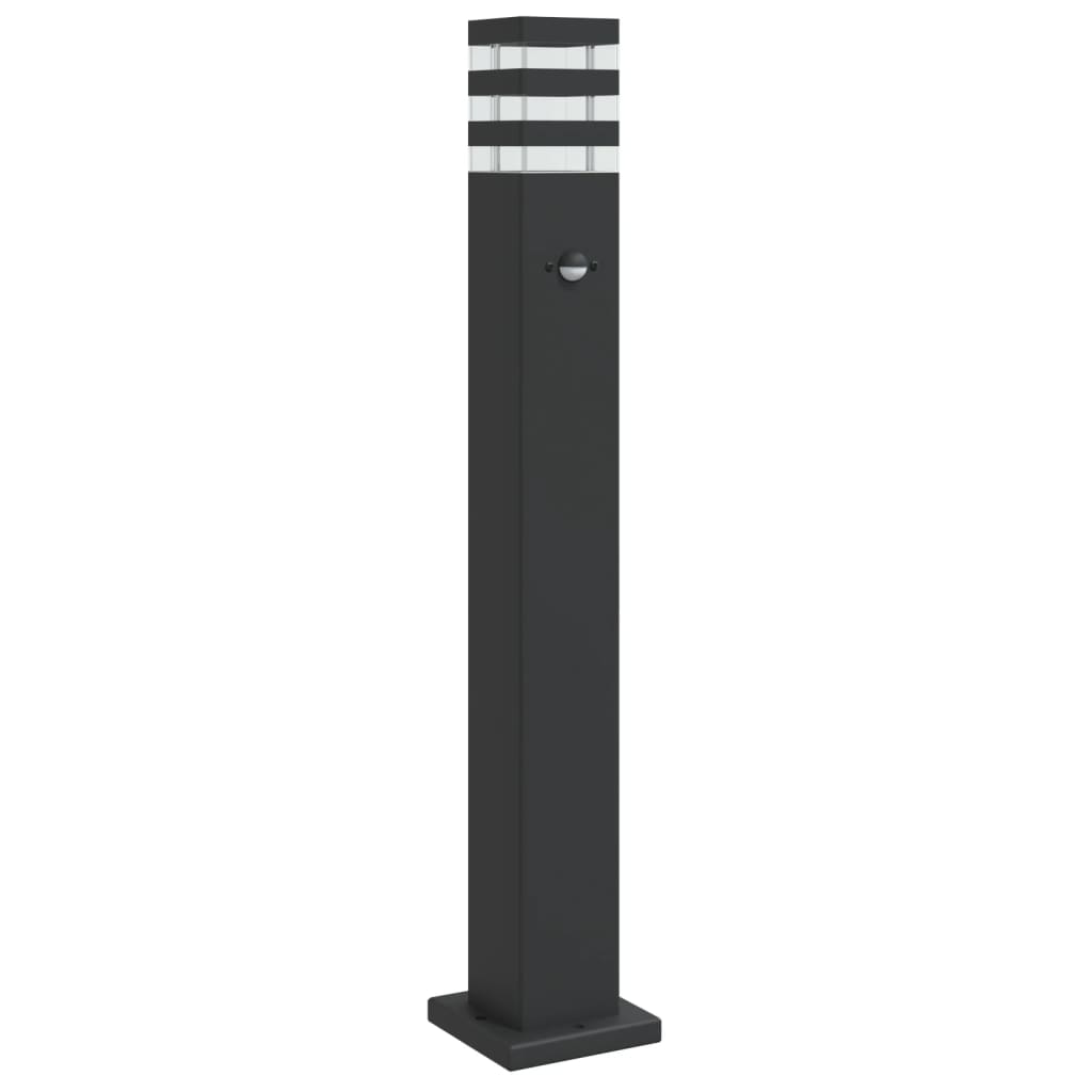 Lampada Da Terra Per Esterni Nera 80Cm In Alluminio 80 Cm