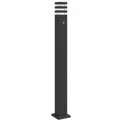 Lampada Da Terra Per Esterni Nera 110Cm Alluminio 110 Cm