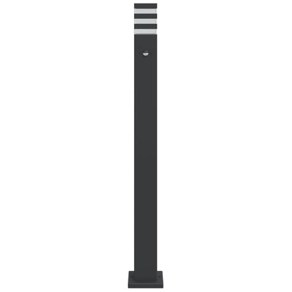 Lampada Da Terra Per Esterni Nera 110Cm Alluminio 110 Cm