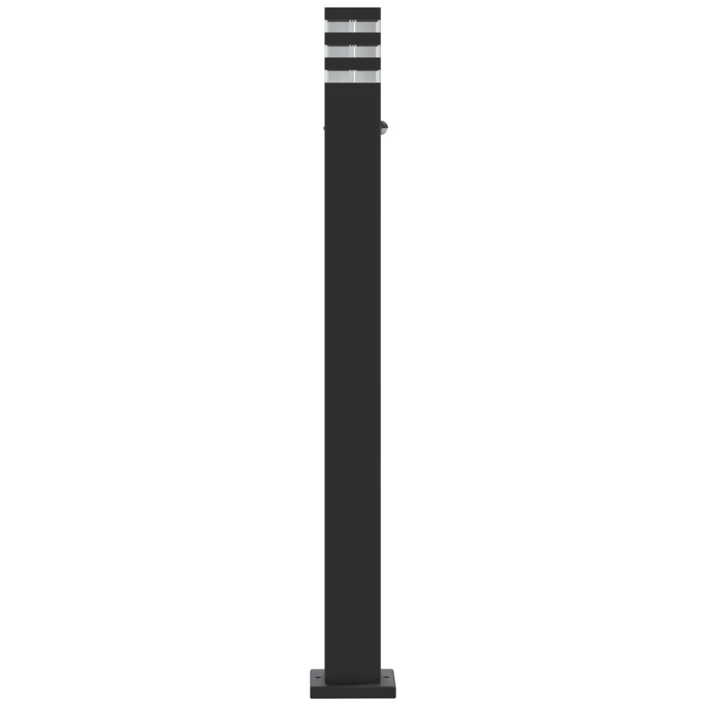 Lampada Da Terra Per Esterni Nera 110Cm Alluminio 110 Cm
