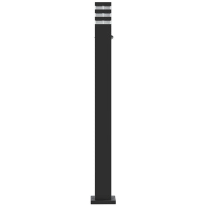Lampada Da Terra Per Esterni Nera 110Cm Alluminio 110 Cm