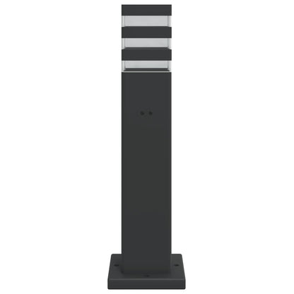 Lampada Da Terra Per Esterni Nera Alluminio 50 Cm