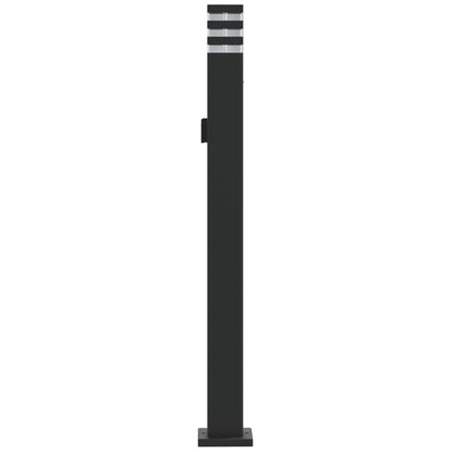 Lampada Da Terra Per Esterni Nera Alluminio 110 Cm