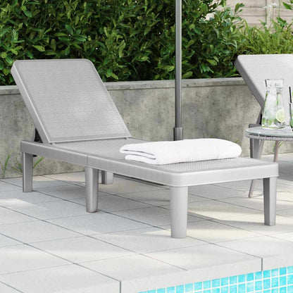 Lettino Prendisole 4 Altezze Regolabili Nero 155,5X57X28 Cm Ipp