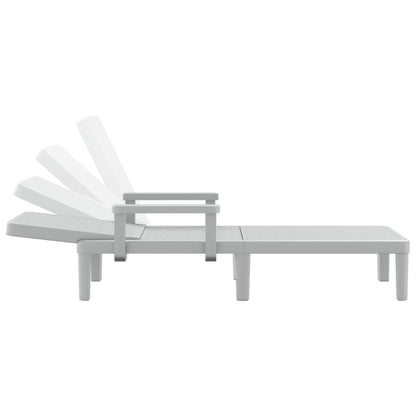 Lettino Prendisole 4 Altezze Regolabili Nero 155,5X57X28 Cm Ipp