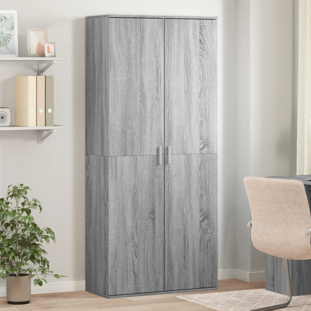 Credenza 80X35X180 Cm In Legno Multistrato