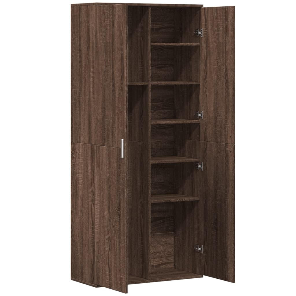 Credenza 80X35X180 Cm In Legno Multistrato