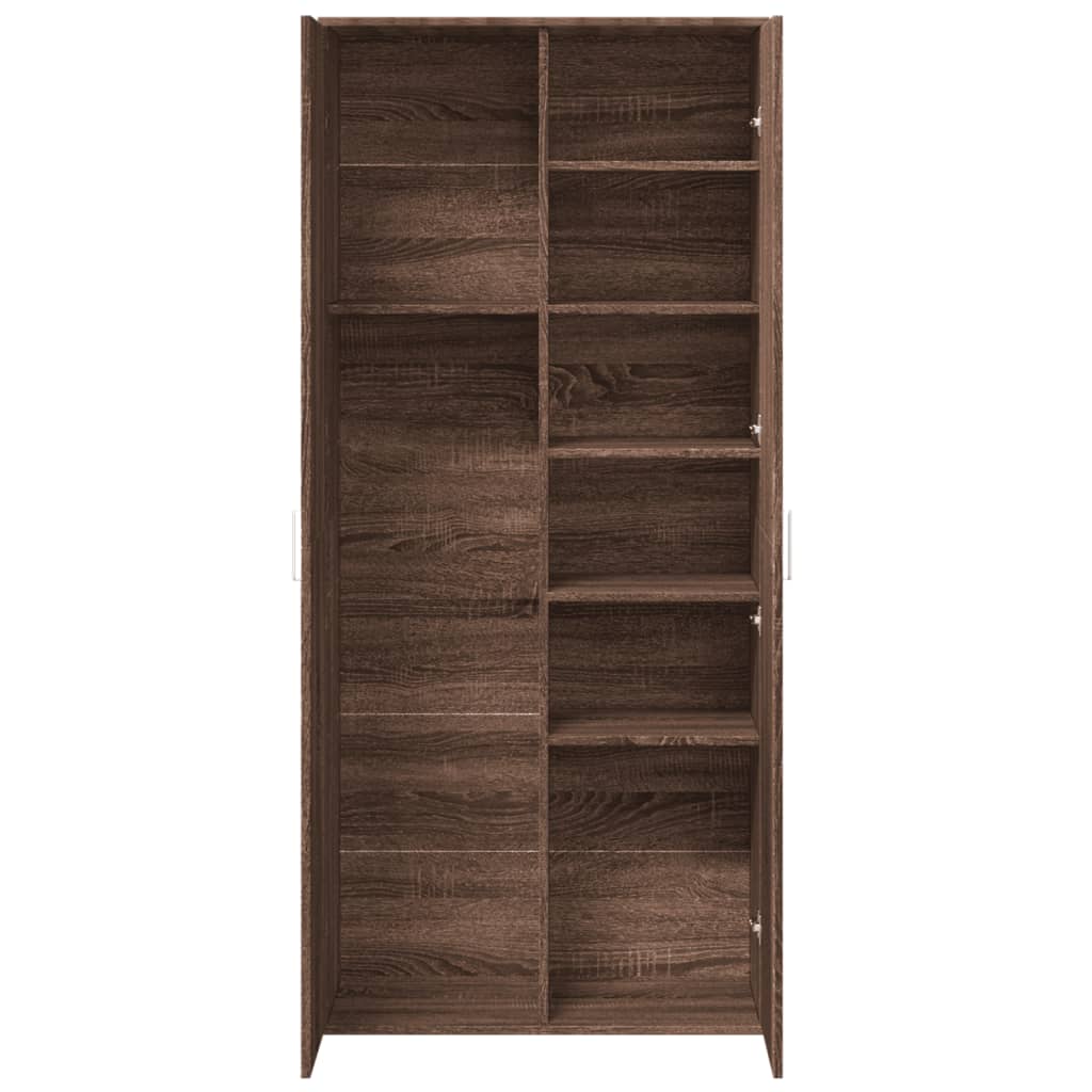 Credenza 80X35X180 Cm In Legno Multistrato