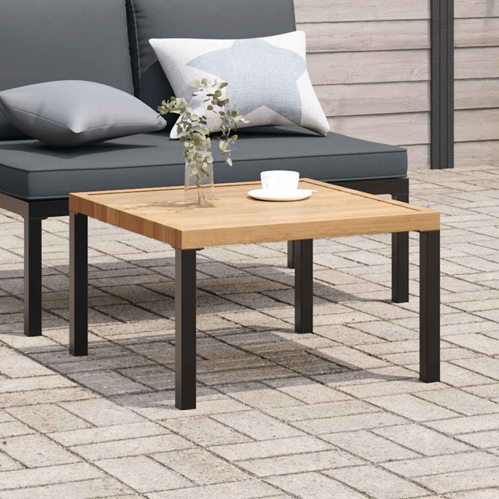 Tavolino Da Salotto Da Giardino 65X65X40 Cm In Alluminio