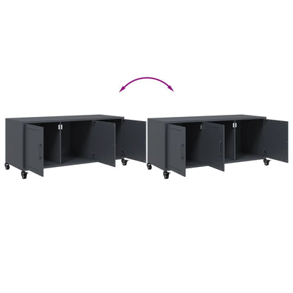 Mobile Tv 100,5X39X43,5 Cm Acciaio