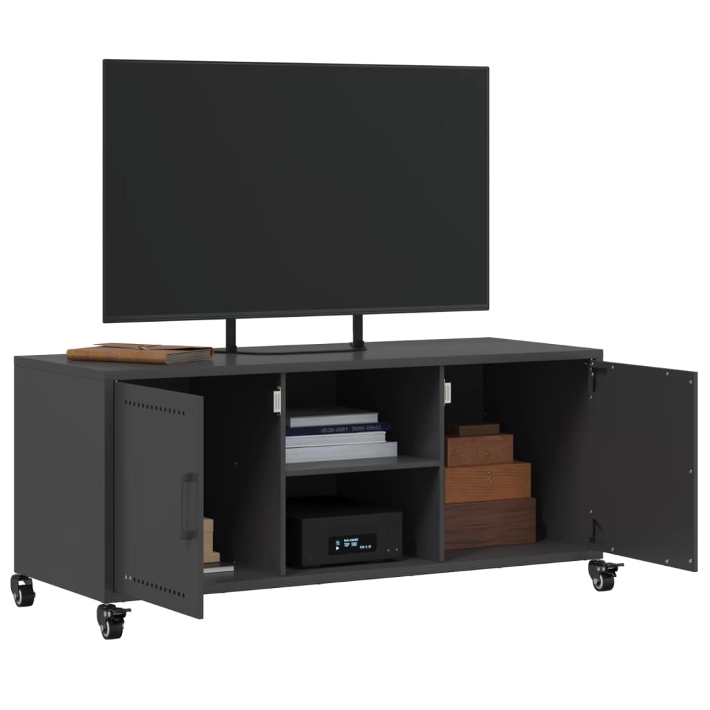 Mobile Tv 100,5X39X43,5 Cm In Acciaio