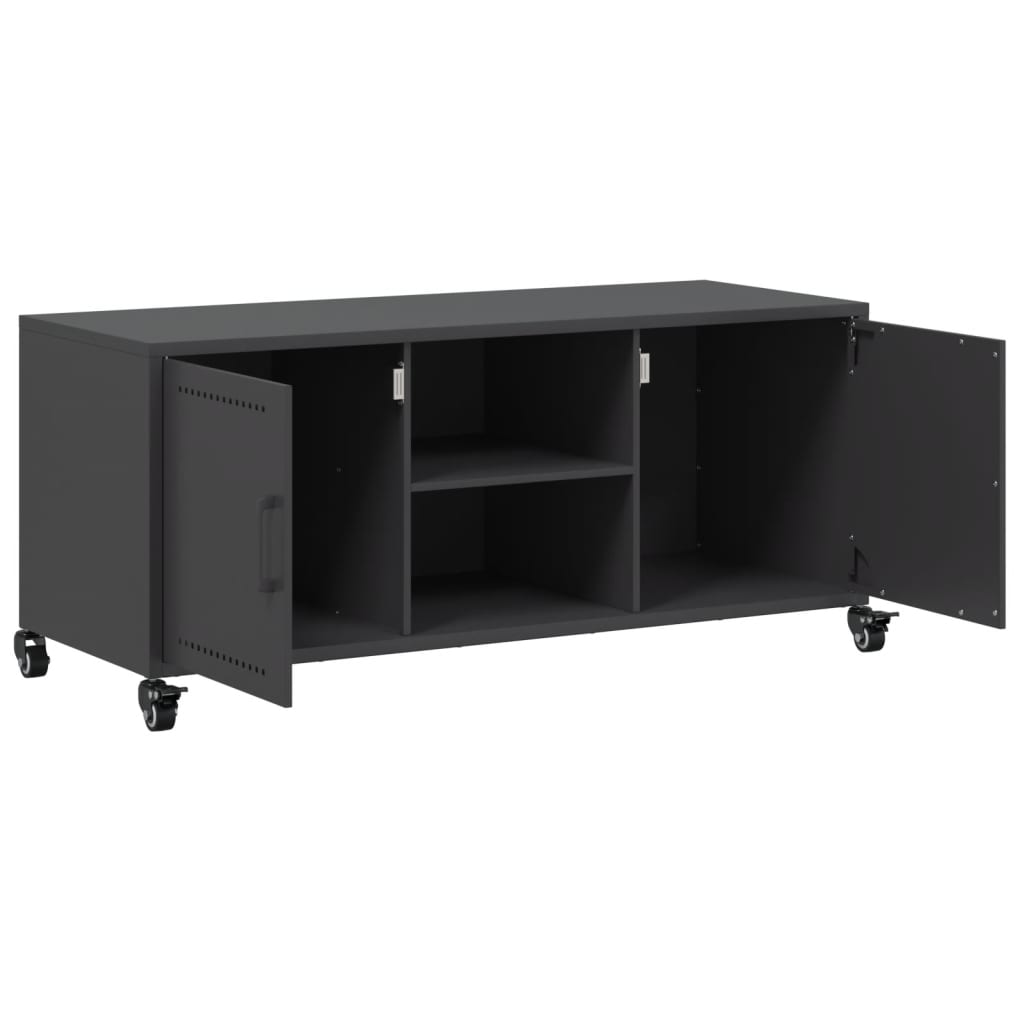 Mobile Tv 100,5X39X43,5 Cm In Acciaio
