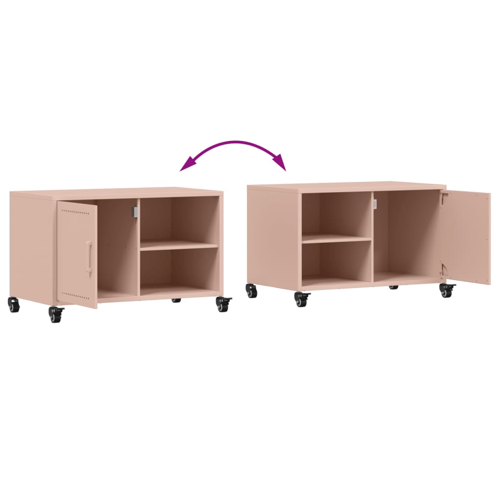 Mobile Tv 68X39X43,5 Cm In Acciaio